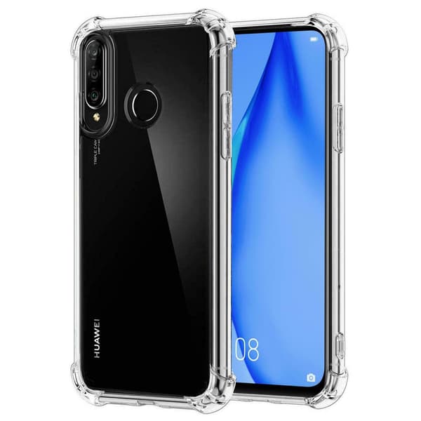 Huawei P30 Lite - Bumper Ekstra Støtsikkert Slankt Mykt Deksel Transparent