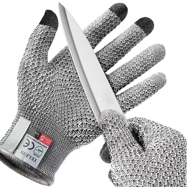 Anti-kutthansker klasse 5 grey one size fits all