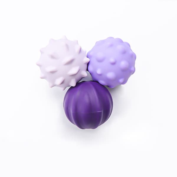 Silikone sensorisk magnetisk bold Nyt mærkeligt elastisk magnetisk sensorisk legetøj Dekomprimer magnetisk sensorisk bold 2 sæt Large purple series