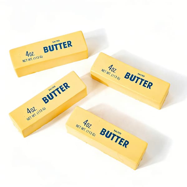2 våde bløde klæbrige hånd-PU langsom rebound smørpind dekompression kreative brødlegetøj Butter stick small size (14cm)