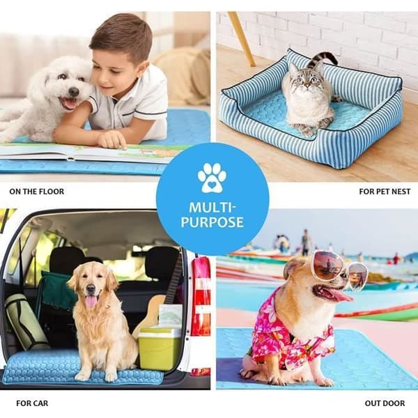Kjølematte - Hund - XL - Issilke - Pustende nett - Selvventilerende