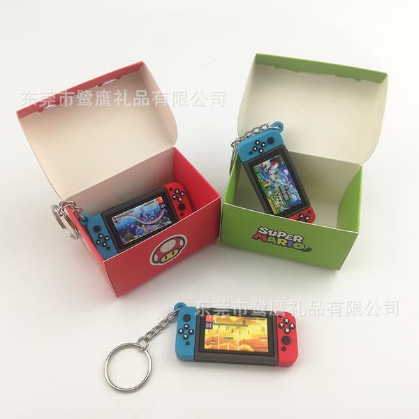 Switch hängande spelkontroll nyckelring klo dockmaskin Mario nyckelring Yellow (without box)
