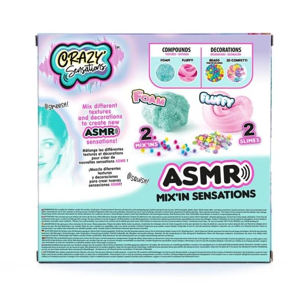 Crazy Sensations ASMR Mixin Sensations 2-pakkaus monivärinen
