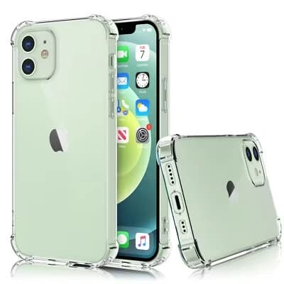 iPhone 12 - Ekstra Støtsikkert Deksel Gjennomsiktig