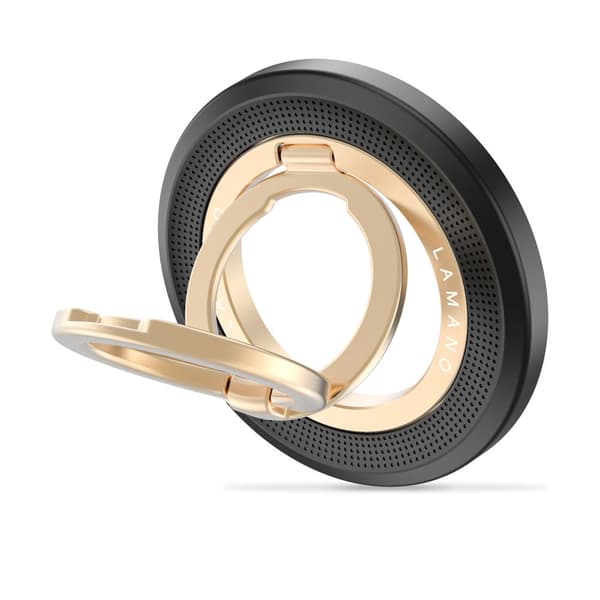 Tech-Protect Magnetisk MagSafe Ringholder Lamano Sort / Guld