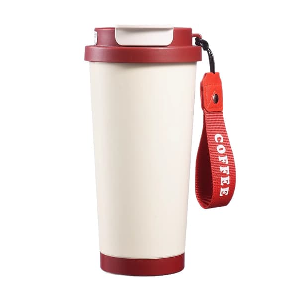 Kaffekopp 316 rustfritt stål isolert kopp Luan Tail Flower 500ml