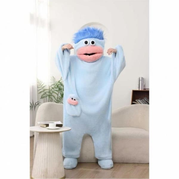 Unisex Barnkläder: Blå XXL Korallfleece Pyjamas för Kvinnor, Tjock Mysig Vintersovkläder Blue 110