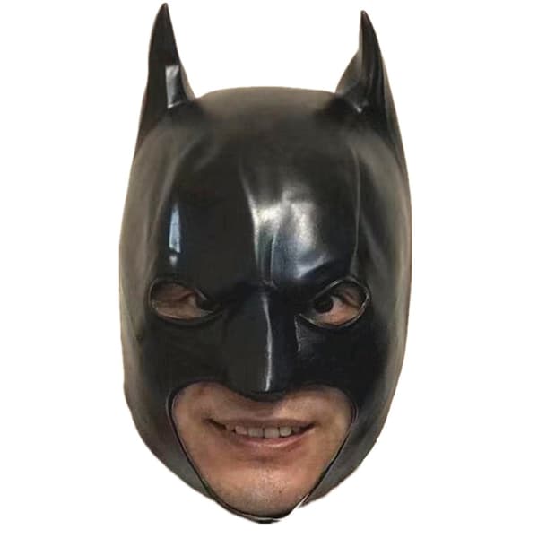 Halloween cosplay Batman maske hodeplagg maske Batman