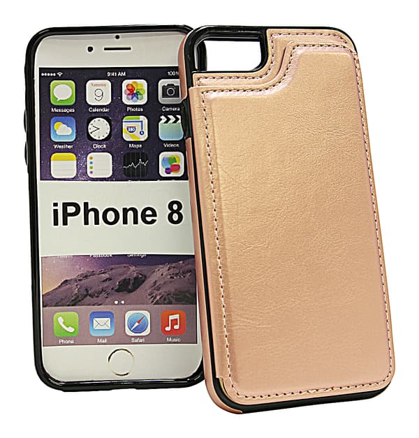 CardCase iPhone 8 ruusukulta Rose Gold