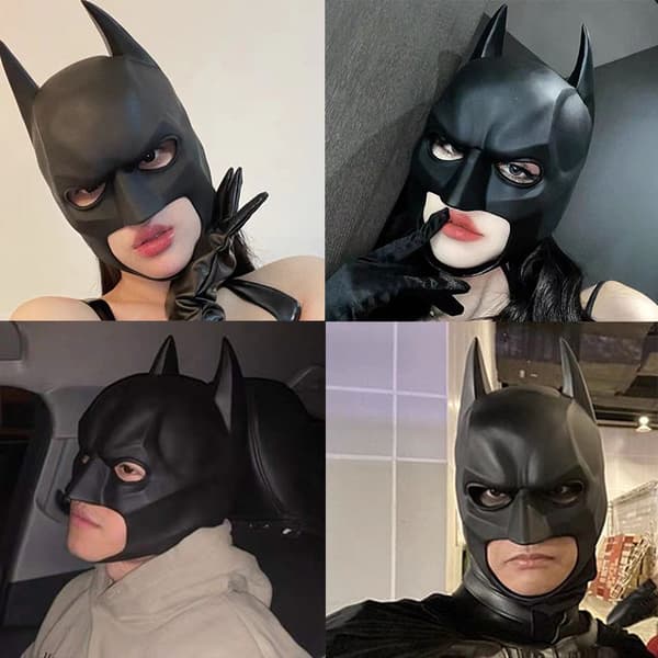 Halloween cosplay Batman -naamio päähine Batman