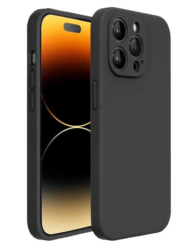 iPhone 14 Pro Max Deksel - Matt Svart med Kamerabeskyttelse | Slitesterk og Stilren Beskyttelse