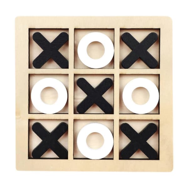 6x ristinolla-peli, sohvapöytäpeli, perhepeli, aivopeli [HK]