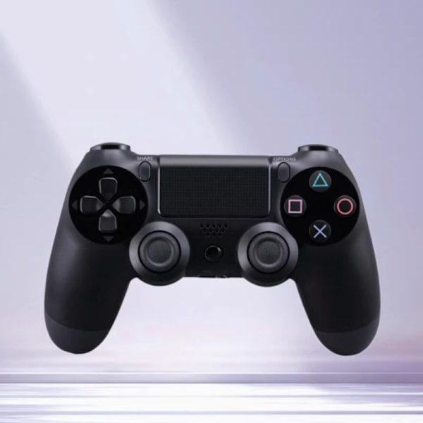 P4 trådløs Bluetooth-controller dobbeltmotor dobbeltvibration P4-gamecontroller amerikansk version europæisk version black