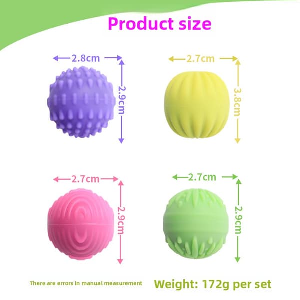 Silikone sensorisk magnetisk bold Nyt mærkeligt elastisk magnetisk sensorisk legetøj Dekomprimer magnetisk sensorisk bold 2 sæt Large green series