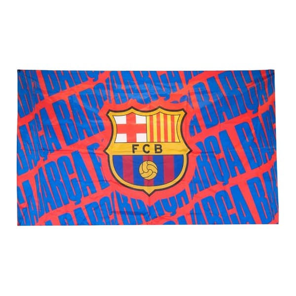 FC Barcelona Crest Flag One Size Blå Blue One Size Blue One Size