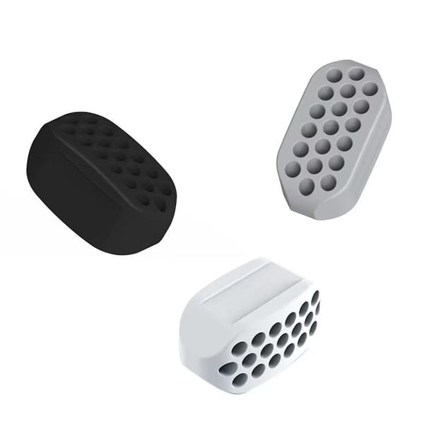 Ansigts-masseter silikone træner til formning af ansigts-masseter muskler Seventh geration white two-piece set