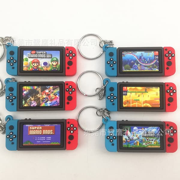 Switch hängande spelkontroll nyckelring klo dockmaskin Mario nyckelring Yellow (without box)