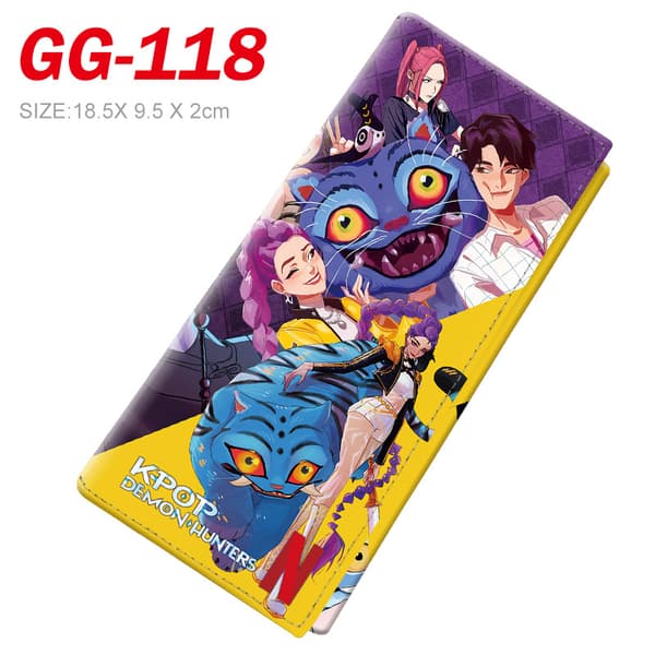 KPOP Monster Hunt Monster Language Hatsune Miku Studentplånbok Graphite Gray