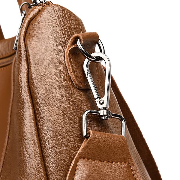 Ryggsäck med enkel design för kvinnor Style One Brown