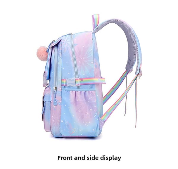 Monster Hunt tryckt studentryggsäck KPop stor kapacitet studentryggsäck Purple 3 44*30*22cm