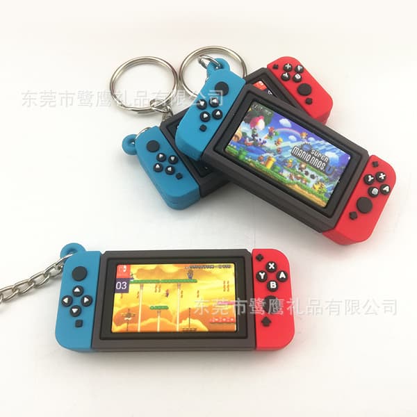 Switch hängande spelkontroll nyckelring klo dockmaskin Mario nyckelring Yellow (without box)