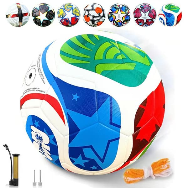 Samme model maskinsyet fodbold til EM 5 elev træningsfodbold 26 World Cup Ball needle, mesh bag, air pump