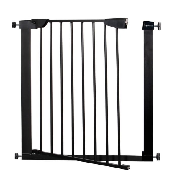 SPRINGOS® vauvojen ja lasten turvaportti portaisiin, ovet 75-82 cm Svart