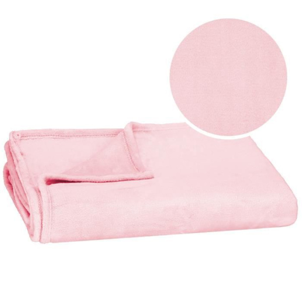 Peitto - SPRINGOS® - 200X220 cm - Pehmeä - Vaaleanpunainen - Polyesteri 100% Rosa