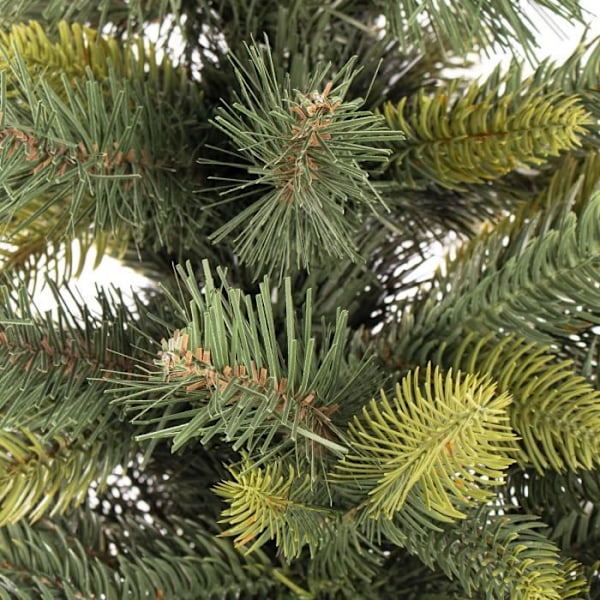 Konstgjord julgran - SPRINGOS - DELUXE - 220 cm - 3D Gran - Stöd ingår Grön