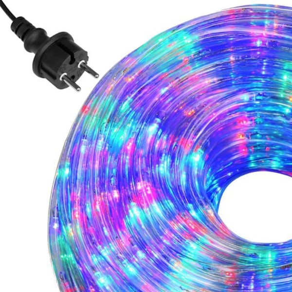 Lysende guirlande - SPRINGOS - 480 LED - 21,5 m - 8 funktioner - IP44 - multicolor flerfarvet