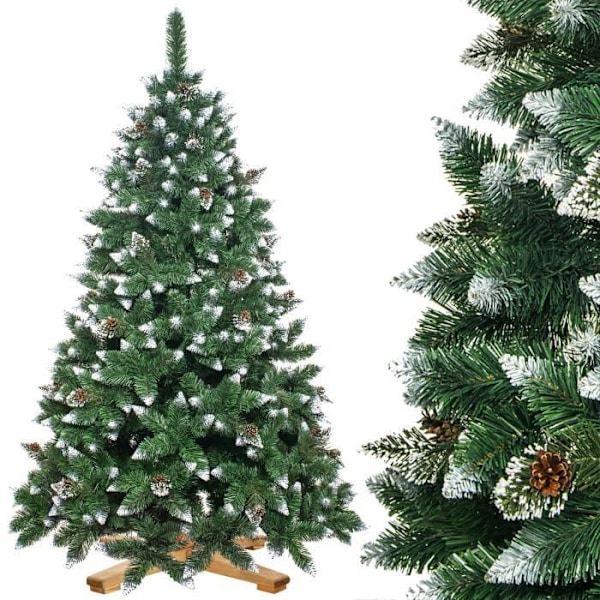 Konstgjord julgran - Royal Trees - 220 cm - PVC - Konstgjord snö - Klassisk