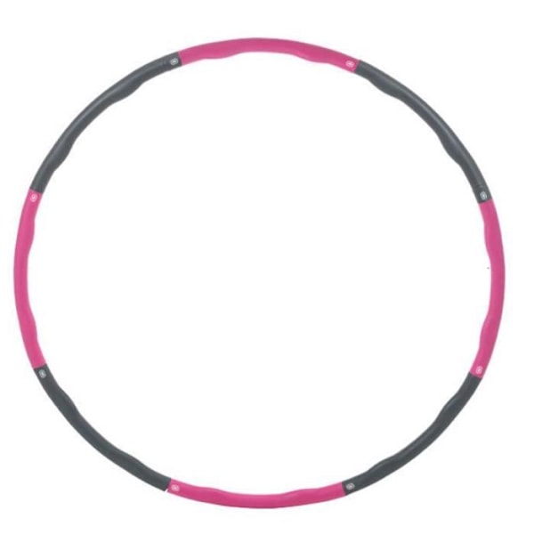 Hula Hoop - SPRINGOS - Diameter 100 cm - Rosa/Grå - Fitness - Skum med kuddar rosa – grå