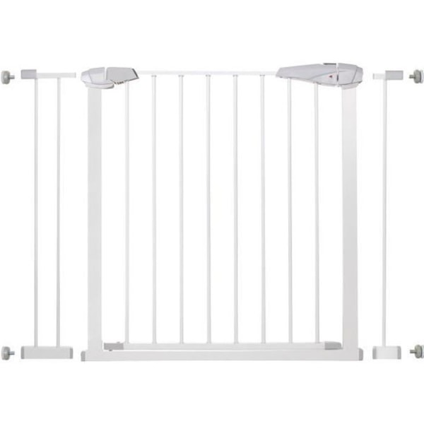 SPRINGOS® Baby Safety Gate - Trappor, Dörrar 76-106 cm - Metall + Plast - EN 1930:2011 certifikat
