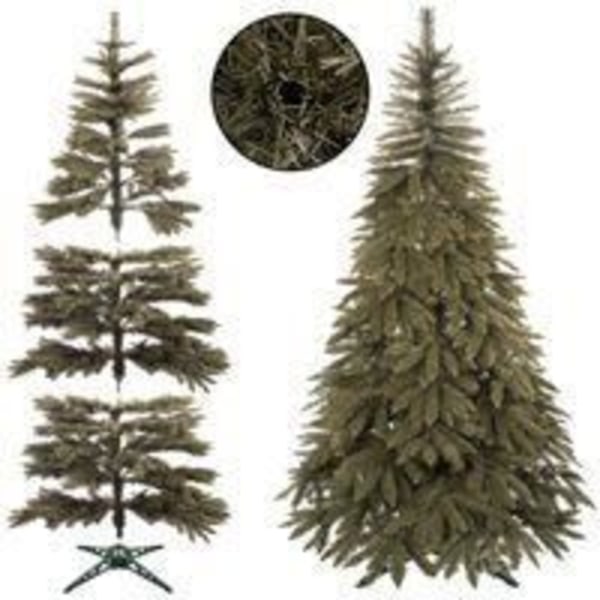 Kunstigt juletræ - SPRINGOS - Kaukasisk gran - 250 cm - Grøn - Stativ inkluderet Grön