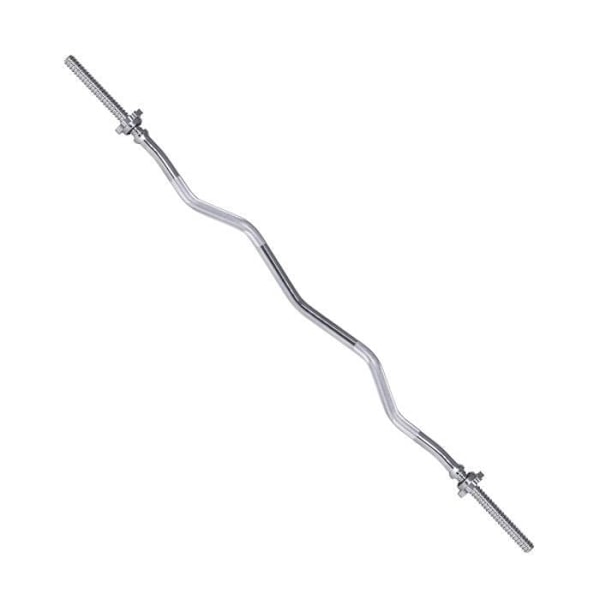 Krøllestang SZ 120 cm - SPRINGOS - Forkromet stål - Maks. 140 kg - Skridsikker - Ergonomisk