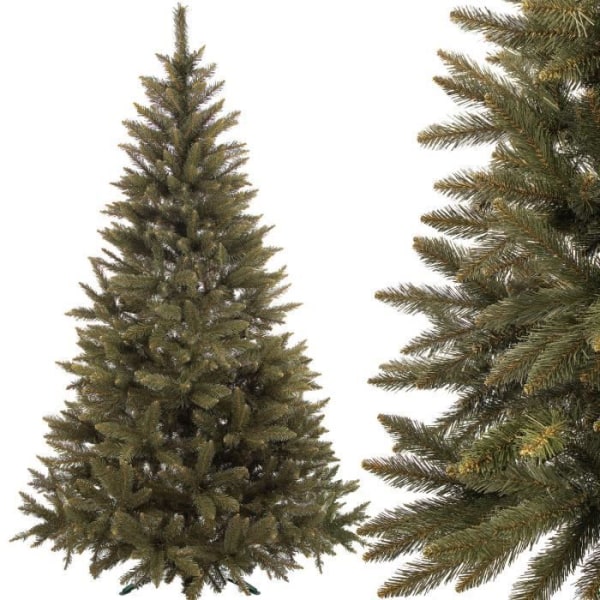 Kunstigt juletræ - SPRINGOS - Kaukasisk gran - 250 cm - Grøn - Stativ inkluderet Grön