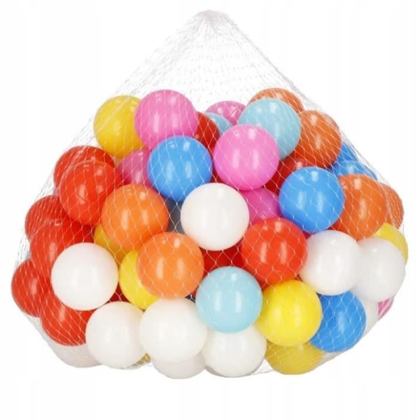Springos® farvede bolde spil til børn - 100 stk - diameter 6 cm - PE - BPA-FREI Flerfärgad