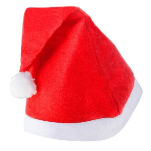 SPRINGOS® Santa Hat -asu Pehmohattu Jouluhattu Punainen Snape