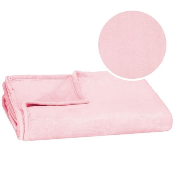 Springos® Plaid, sofasæde, hyggelig tæppe 200 x 220 cm Rosa