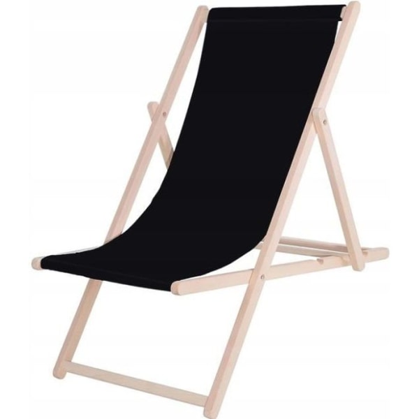 SPRINGOS® Trädgårdsstol Hopfällbar strandstol i trä 120 kg