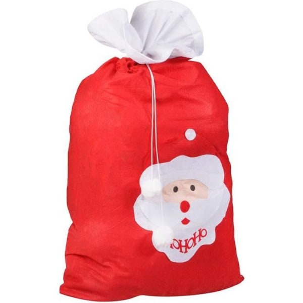Gavepose - SPRINGOS - Julemanden - Rød - 110 x 70 cm - 100% polyester non-woven stof Snape
