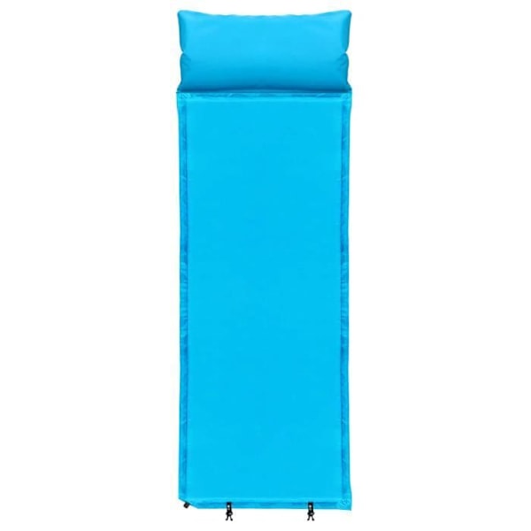 Självuppblåsbart liggunderlag - SPRINGOS - 53 x 186 cm - Vandringst tapis - Transportväska - Unisex Blå