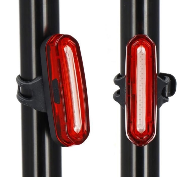 SPRINGOS® cykelbaglygte - USB genopladeligt batteri - 6 lystilstande Snape