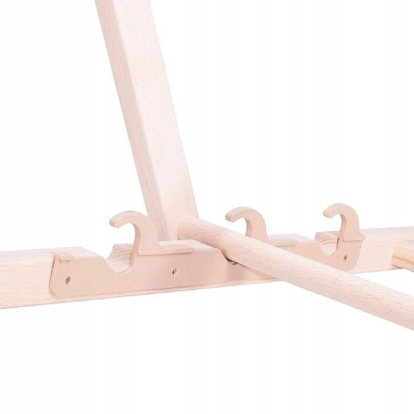 Trädgårdsstol - SPRINGOS® - Fällbar solstol - Massivt trä - Justerbar i 3 lägen - 120 kg Bordeaux