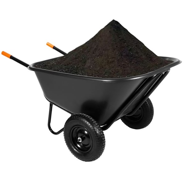 Springos® Havevogn 300 Liter med To Hjul