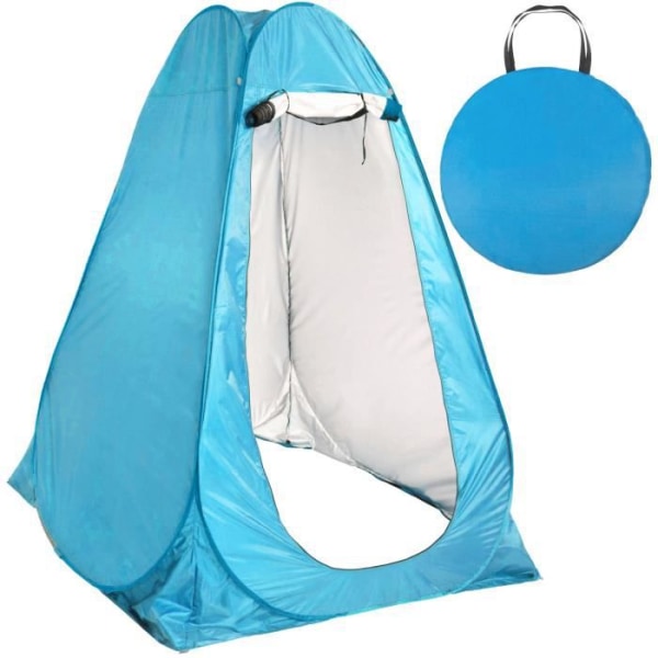 Strand prøverum - SPRINGOS - Pop-up - 120 x 120 x 190 cm - Blå - Multifunktionelt telt Blå