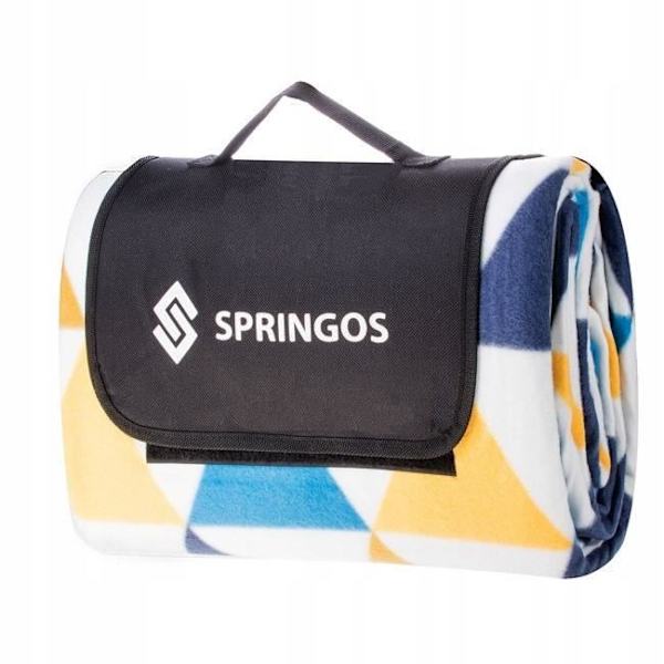 SPRINGOS® Piknikpeitto Vedenpitävä Kannettava Taitettava Piknikmatto 200 x 200 cm mångfärgad