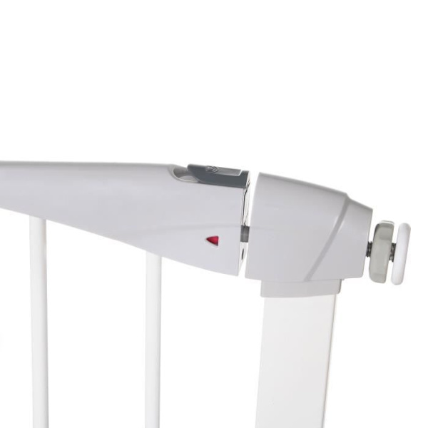 SPRINGOS® Baby Safety Gate - Trappor, Dörrar 76-106 cm - Metall + Plast - EN 1930:2011 certifikat Vit