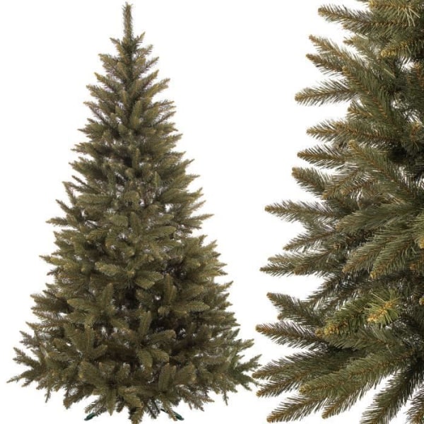 SPRINGOS® kunstigt juletræ med fod 150 cm juletræ 451 grene - grøn Grön