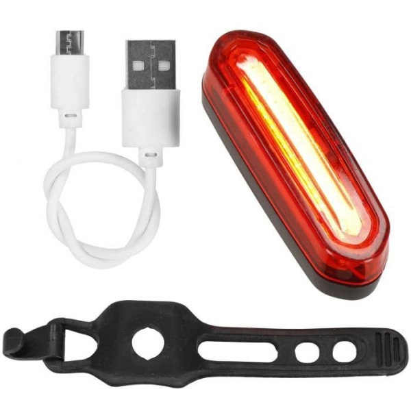 SPRINGOS® cykelbaglygte - USB genopladeligt batteri - 6 lystilstande Snape